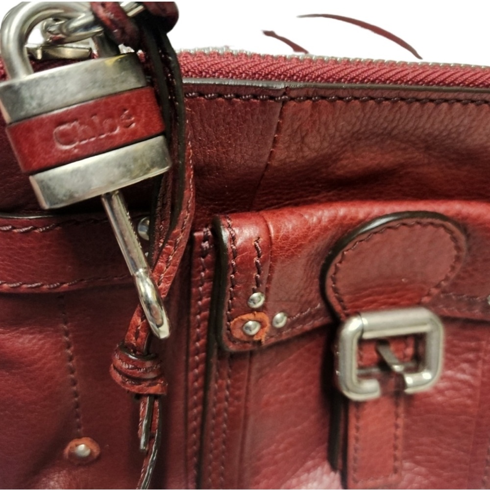 CHLOE LEATHER CROSSBODY BAG